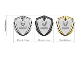 Pontiac Emblema Metal Insignia Ultimo Moda Macizo Metálico